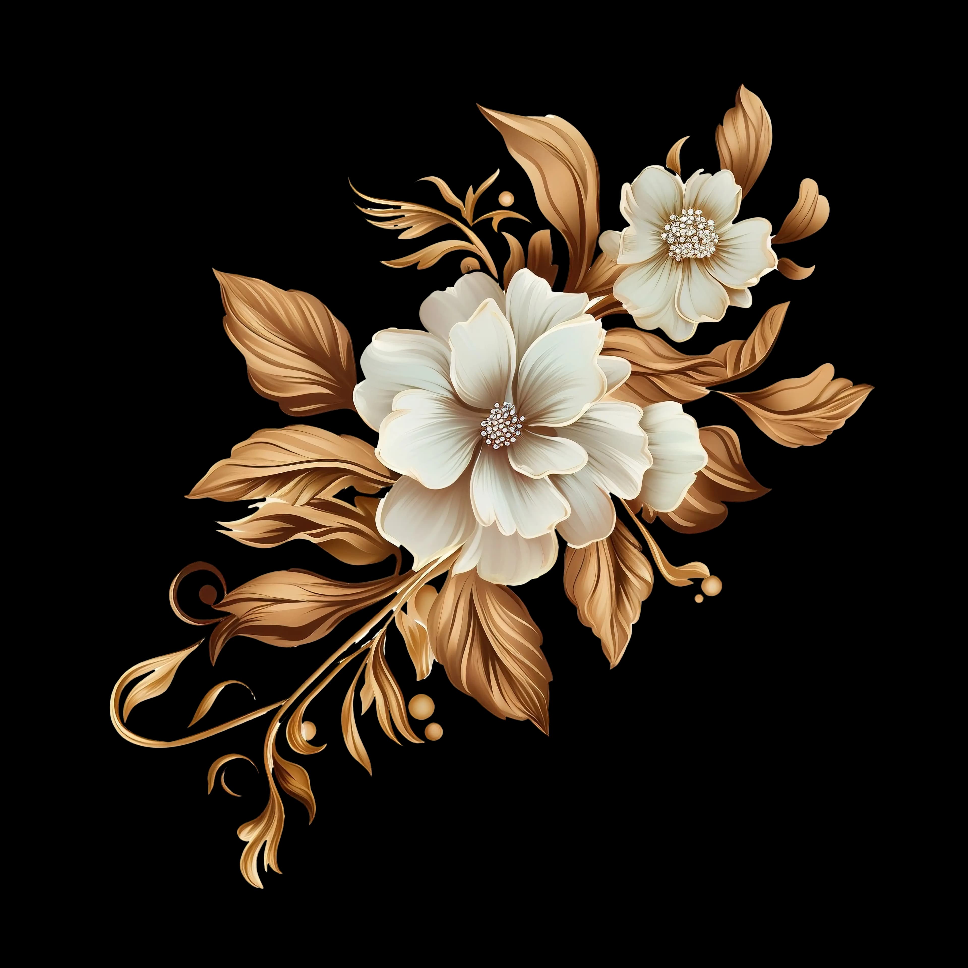 Decorative floral background